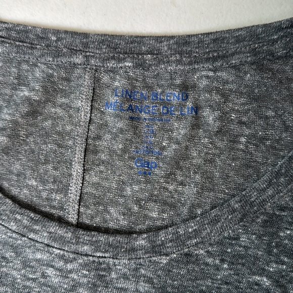 Gap linen‎ blend long sleeve pocket tshirt - Picture 4 of 9